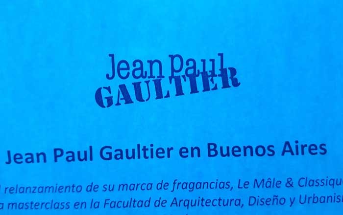 Gaultier, en Buenos Aires: “La moda puede ayudar a decir cosas” Gaultier, en Buenos Aires: “La moda puede ayudar a decir cosas”
