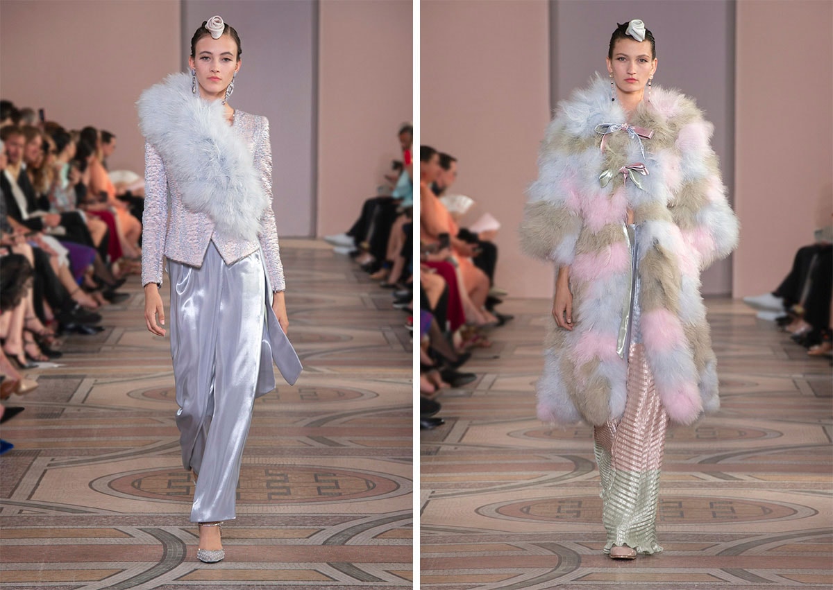 Armani reinterpreta el estilo “folk” durante la Semana de la Alta Costura de París Armani reinterpreta el estilo “folk” durante la Semana de la Alta Costura de París