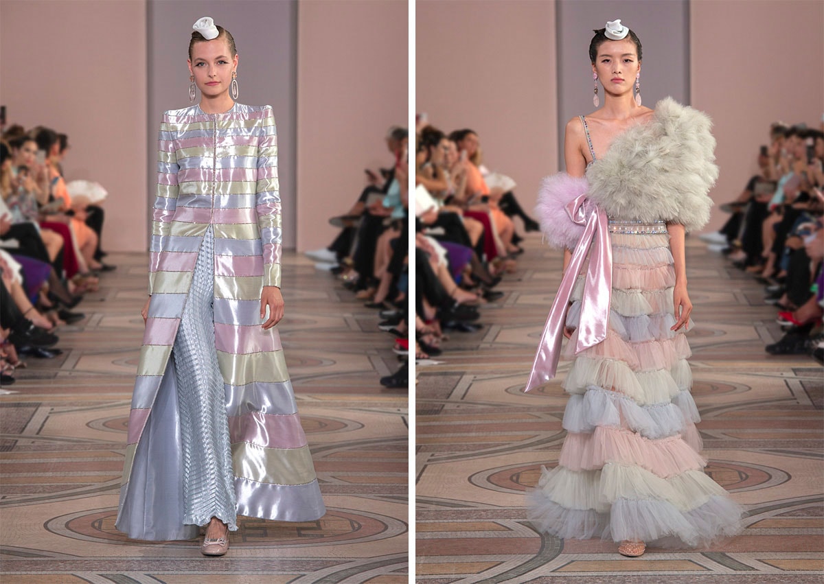 Armani reinterpreta el estilo “folk” durante la Semana de la Alta Costura de París Armani reinterpreta el estilo “folk” durante la Semana de la Alta Costura de París
