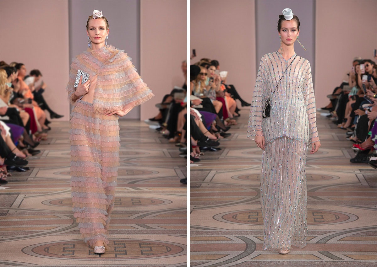 Armani reinterpreta el estilo “folk” durante la Semana de la Alta Costura de París Armani reinterpreta el estilo “folk” durante la Semana de la Alta Costura de París