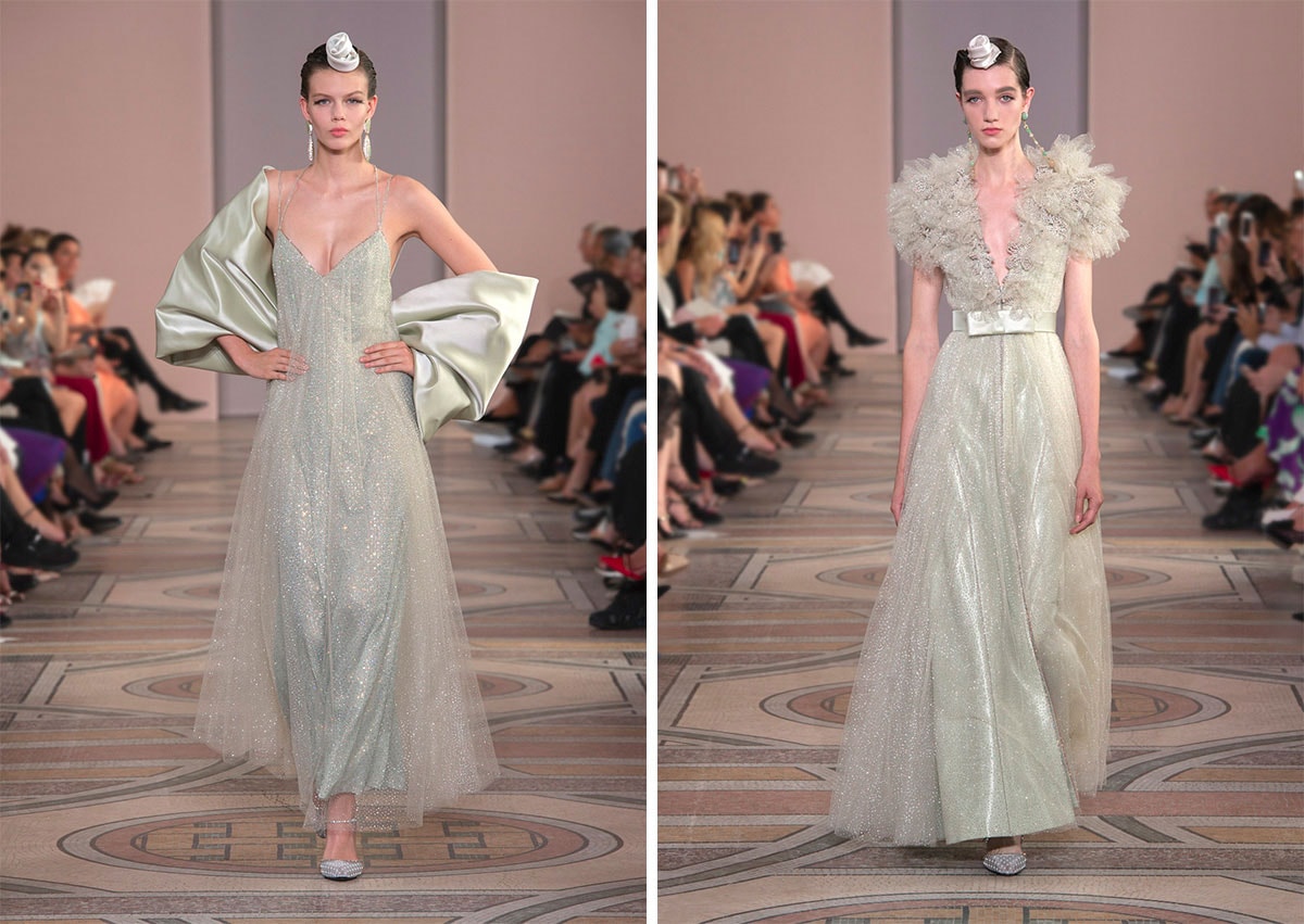 Armani reinterpreta el estilo “folk” durante la Semana de la Alta Costura de París Armani reinterpreta el estilo “folk” durante la Semana de la Alta Costura de París