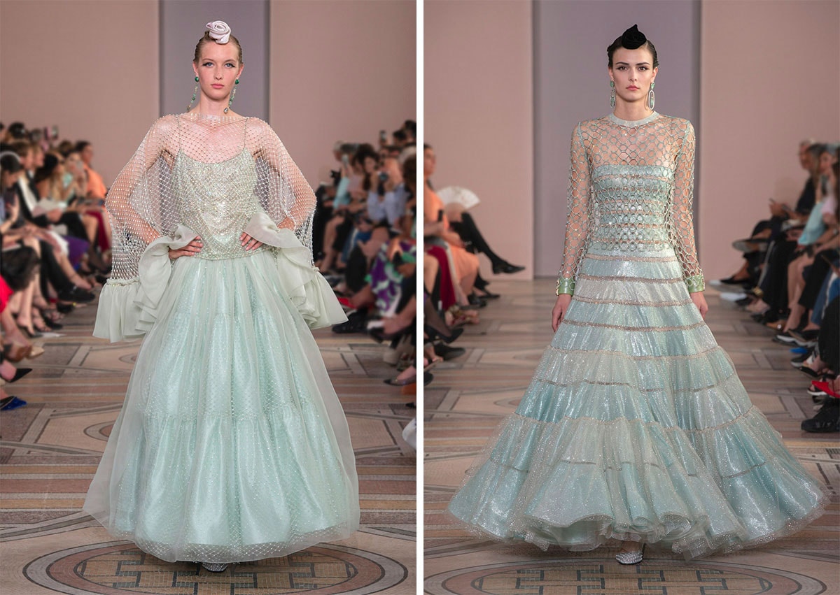 Armani reinterpreta el estilo “folk” durante la Semana de la Alta Costura de París Armani reinterpreta el estilo “folk” durante la Semana de la Alta Costura de París