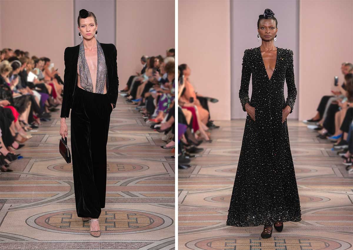 Armani reinterpreta el estilo “folk” durante la Semana de la Alta Costura de París Armani reinterpreta el estilo “folk” durante la Semana de la Alta Costura de París