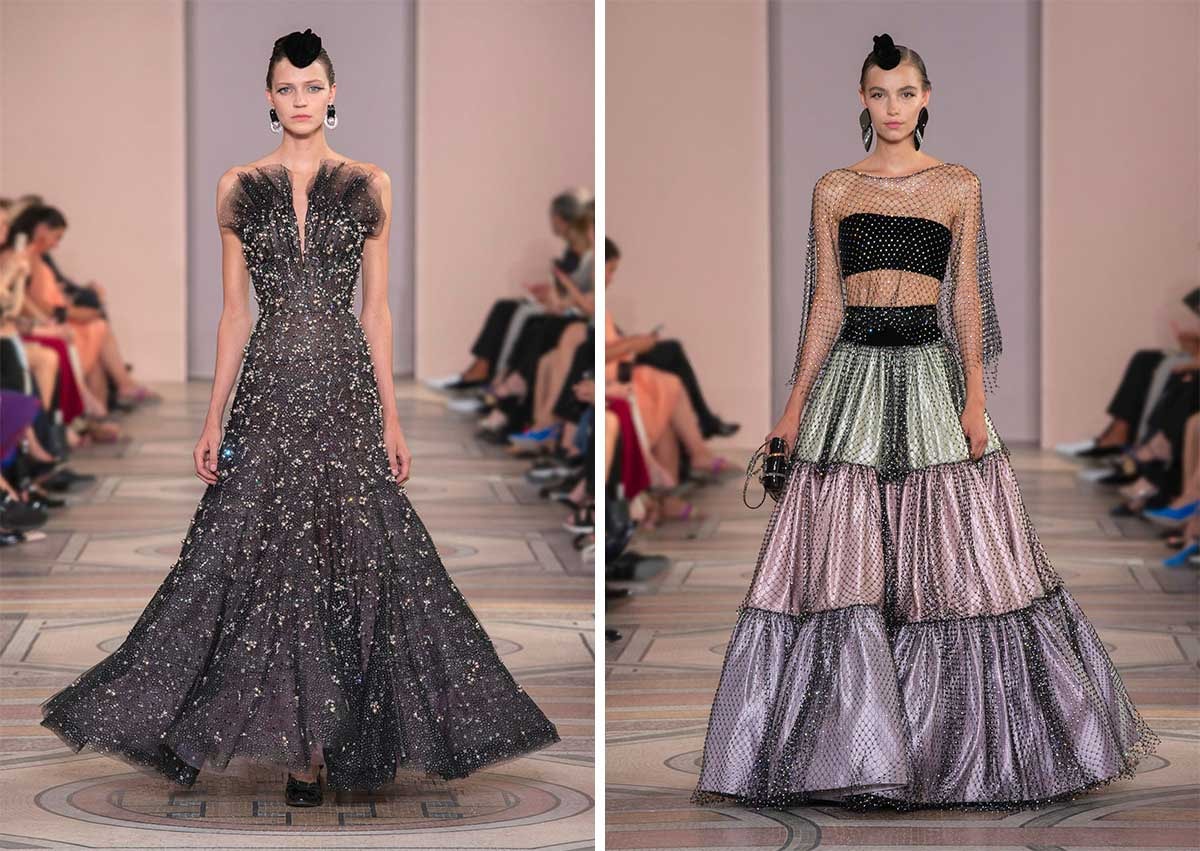 Armani reinterpreta el estilo “folk” durante la Semana de la Alta Costura de París Armani reinterpreta el estilo “folk” durante la Semana de la Alta Costura de París