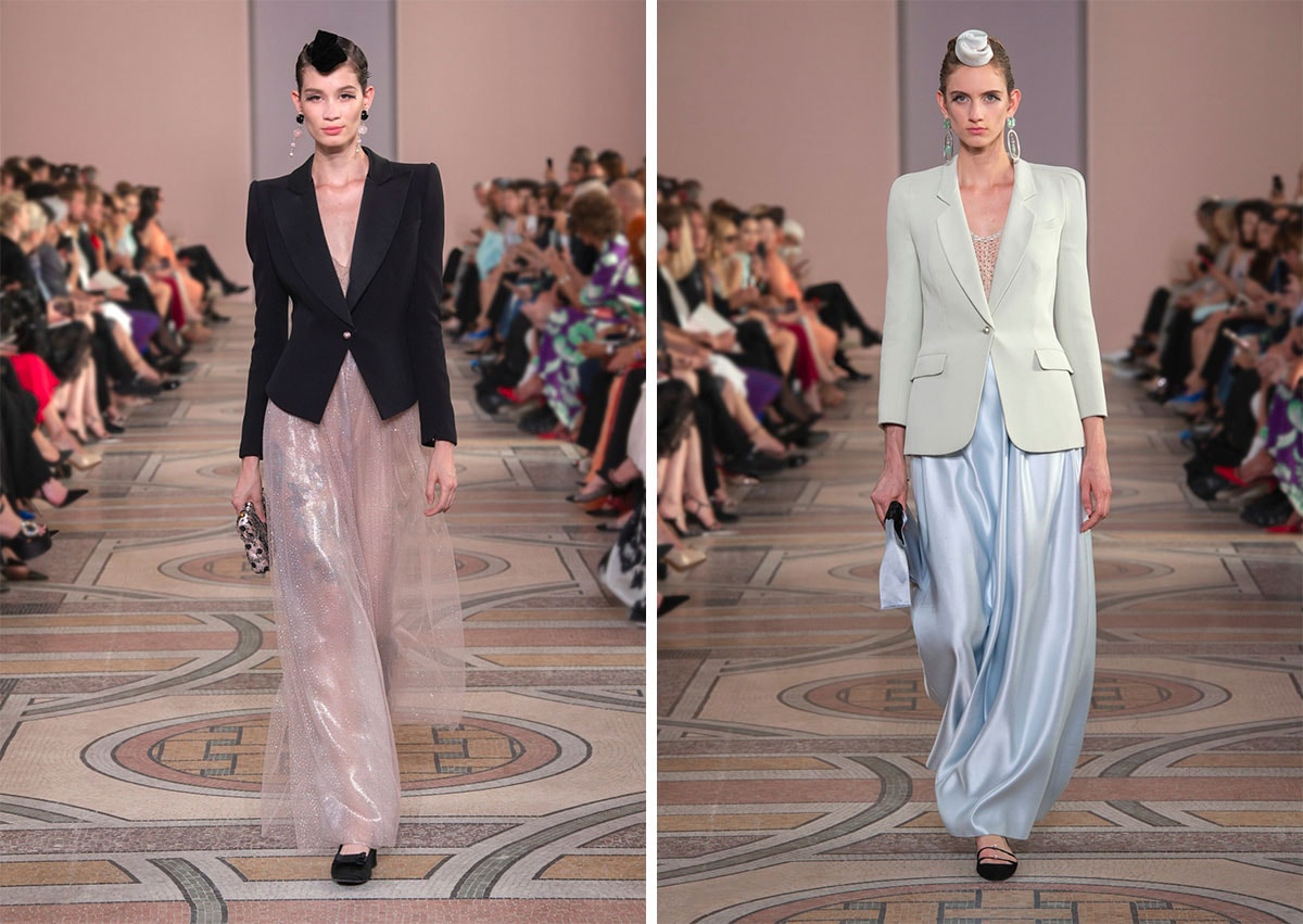 Armani reinterpreta el estilo “folk” durante la Semana de la Alta Costura de París Armani reinterpreta el estilo “folk” durante la Semana de la Alta Costura de París