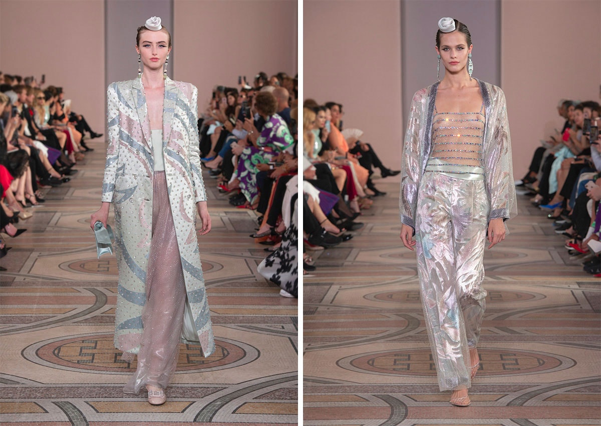 Armani reinterpreta el estilo “folk” durante la Semana de la Alta Costura de París Armani reinterpreta el estilo “folk” durante la Semana de la Alta Costura de París