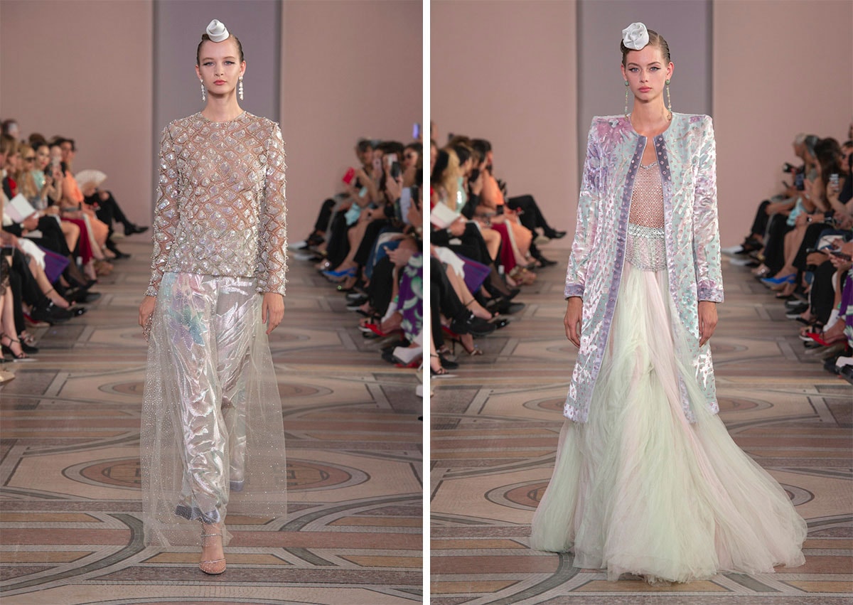 Armani reinterpreta el estilo “folk” durante la Semana de la Alta Costura de París Armani reinterpreta el estilo “folk” durante la Semana de la Alta Costura de París