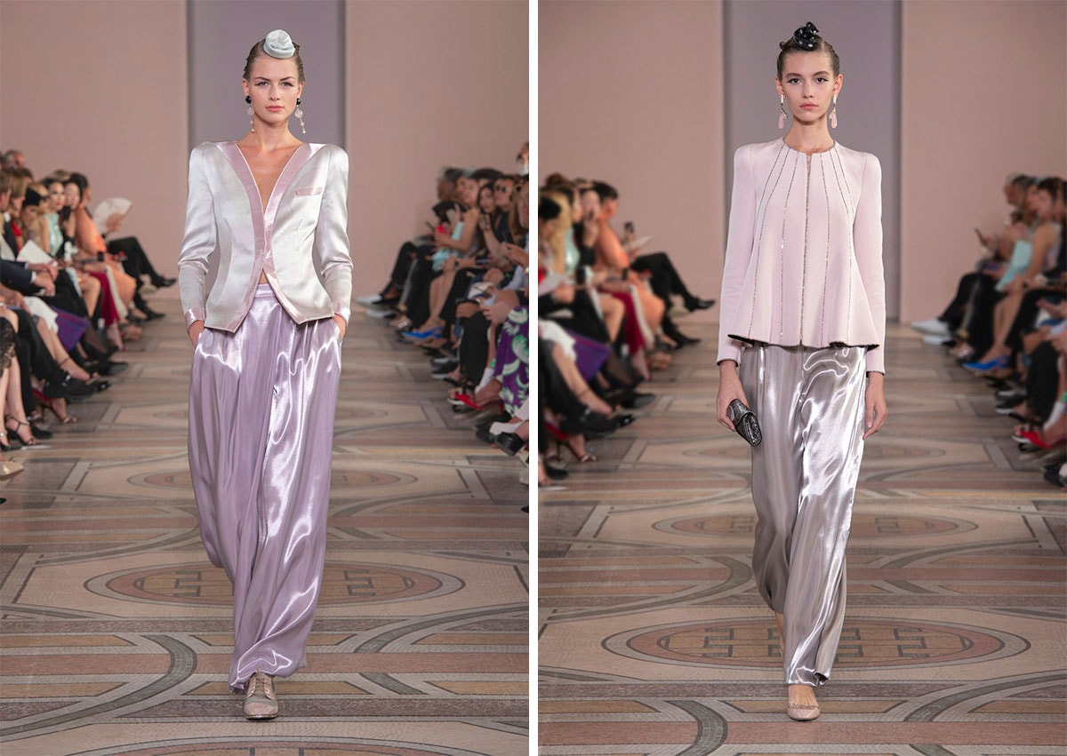 Armani reinterpreta el estilo “folk” durante la Semana de la Alta Costura de París Armani reinterpreta el estilo “folk” durante la Semana de la Alta Costura de París