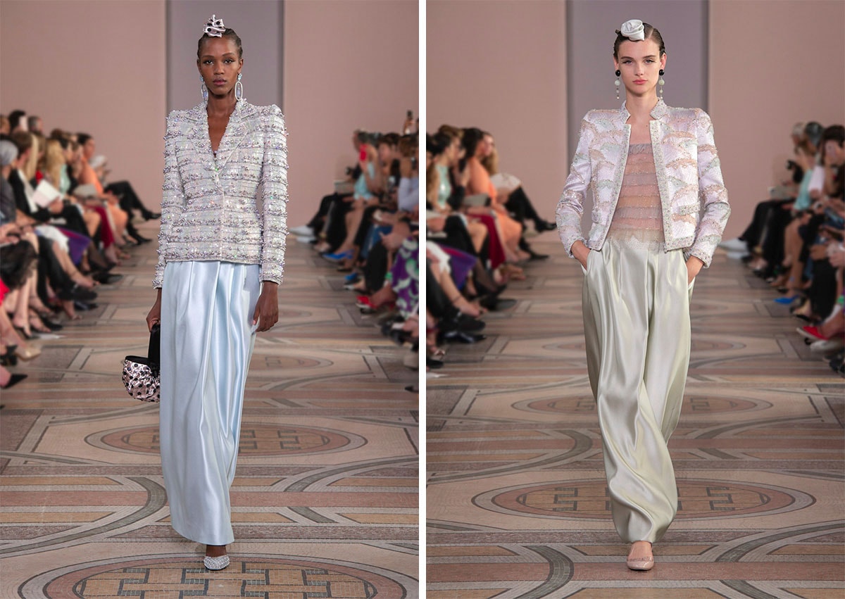 Armani reinterpreta el estilo “folk” durante la Semana de la Alta Costura de París Armani reinterpreta el estilo “folk” durante la Semana de la Alta Costura de París