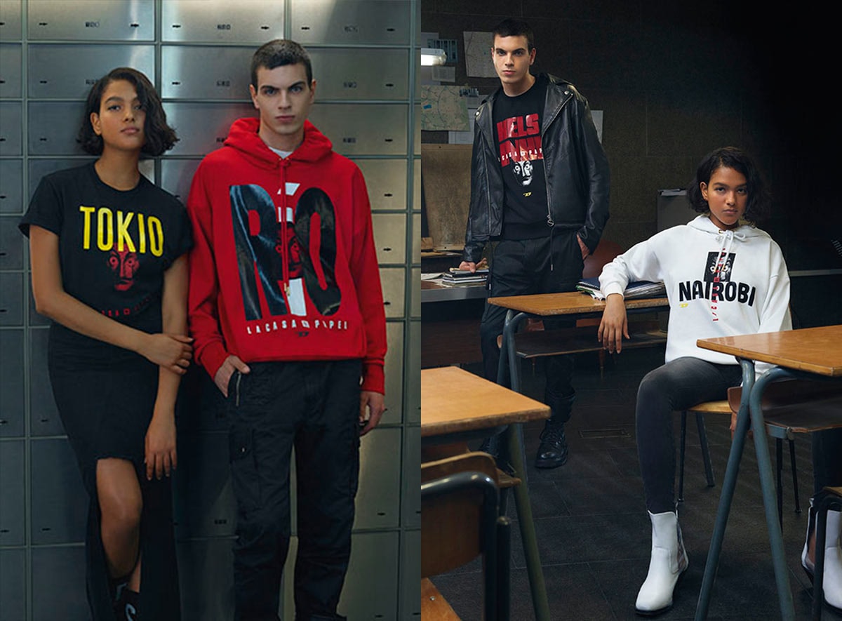 Diesel se alía con Netflix para lanzar una colección de La Casa de Papel Diesel se alía con Netflix para lanzar una colección de La Casa de Papel