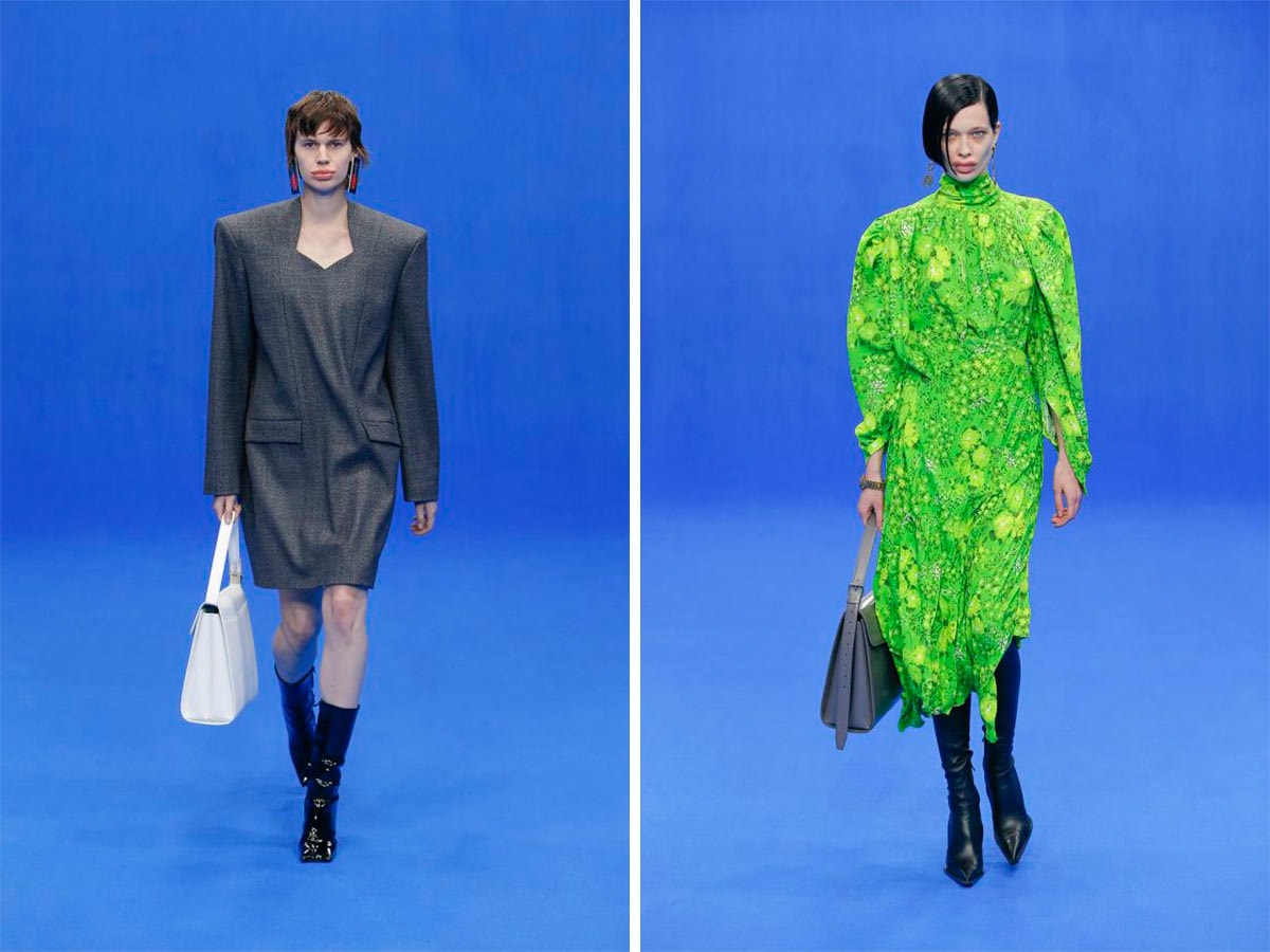 Balenciaga atenta contra Europa en su desfile de París Balenciaga atenta contra Europa en su desfile de París