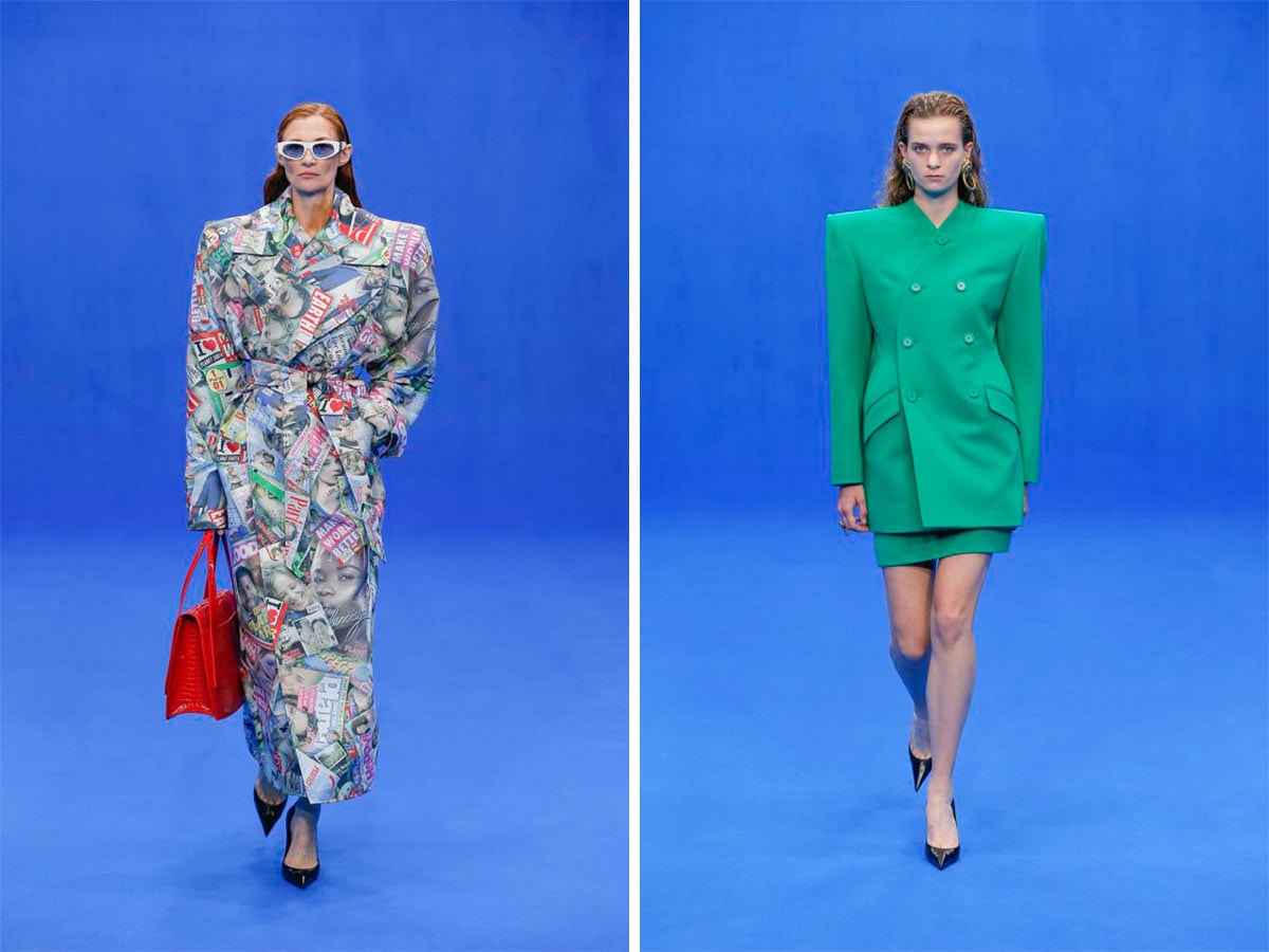 Balenciaga atenta contra Europa en su desfile de París Balenciaga atenta contra Europa en su desfile de París