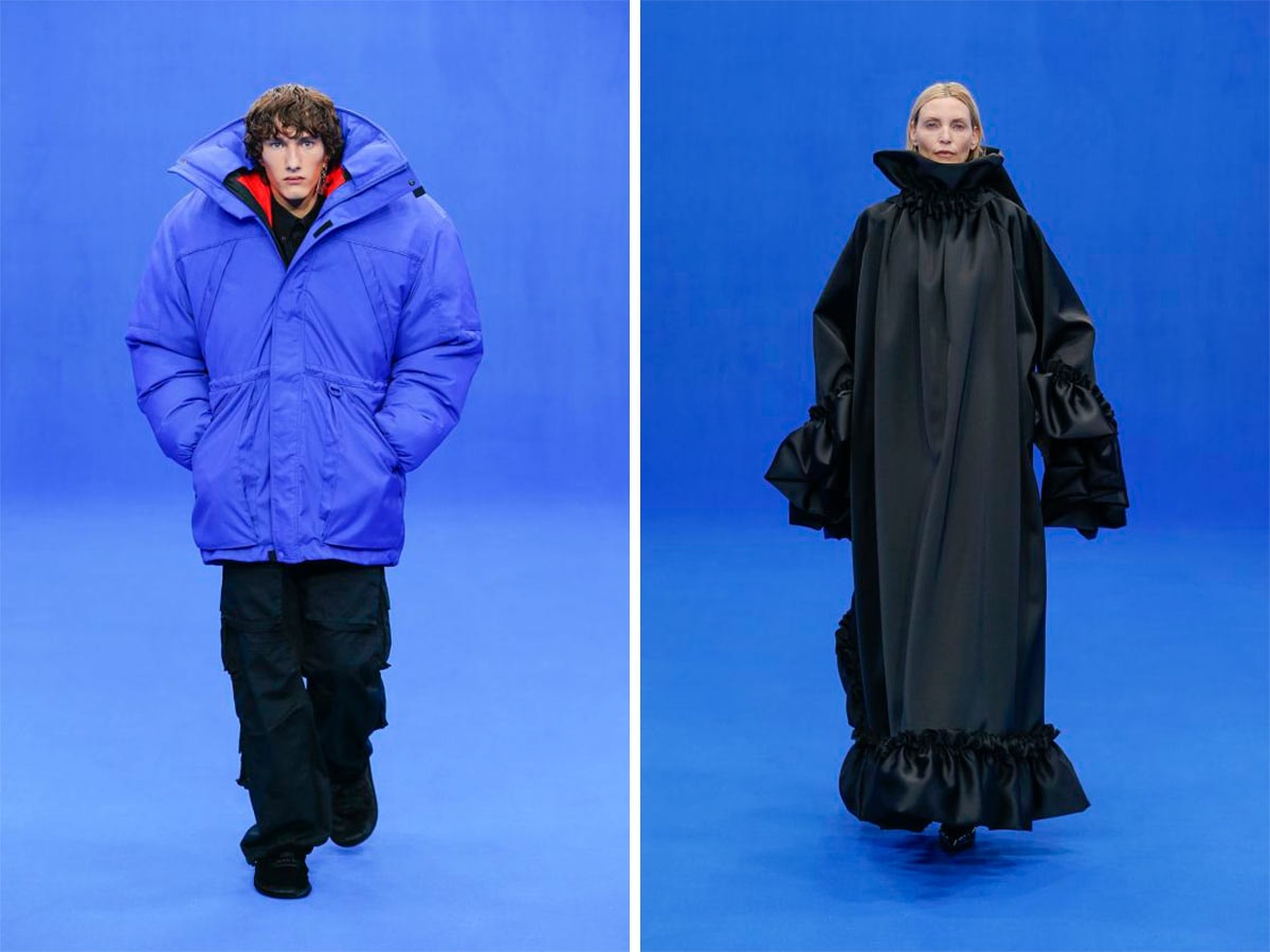 Balenciaga atenta contra Europa en su desfile de París Balenciaga atenta contra Europa en su desfile de París