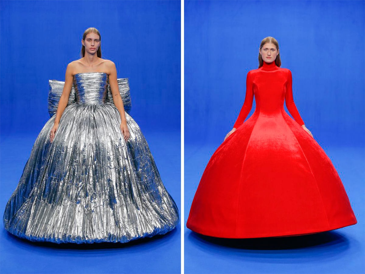 Balenciaga atenta contra Europa en su desfile de París Balenciaga atenta contra Europa en su desfile de París