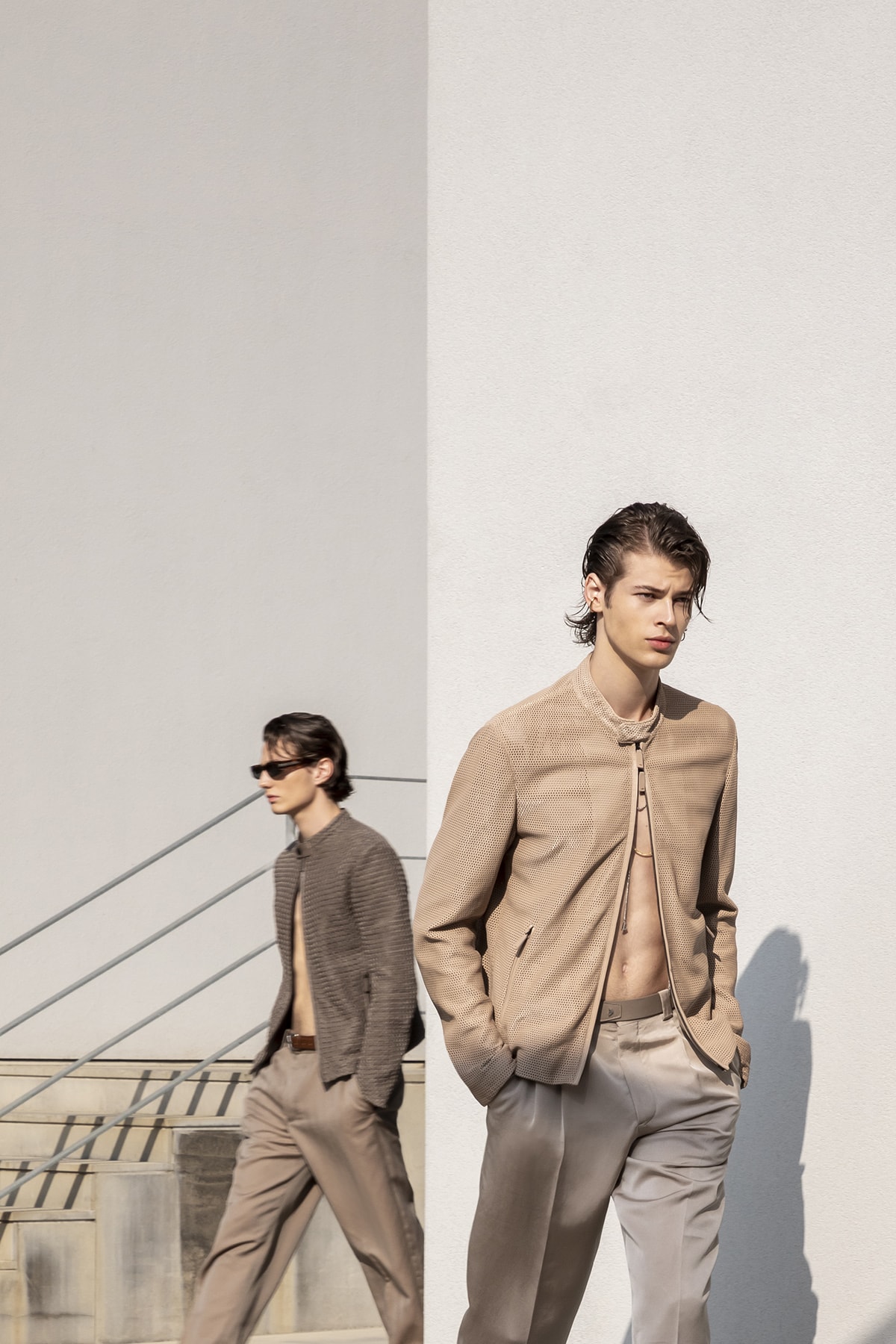 Etérea pureza de Armani en la Semana de la Moda de Milán Etérea pureza de Armani en la Semana de la Moda de Milán