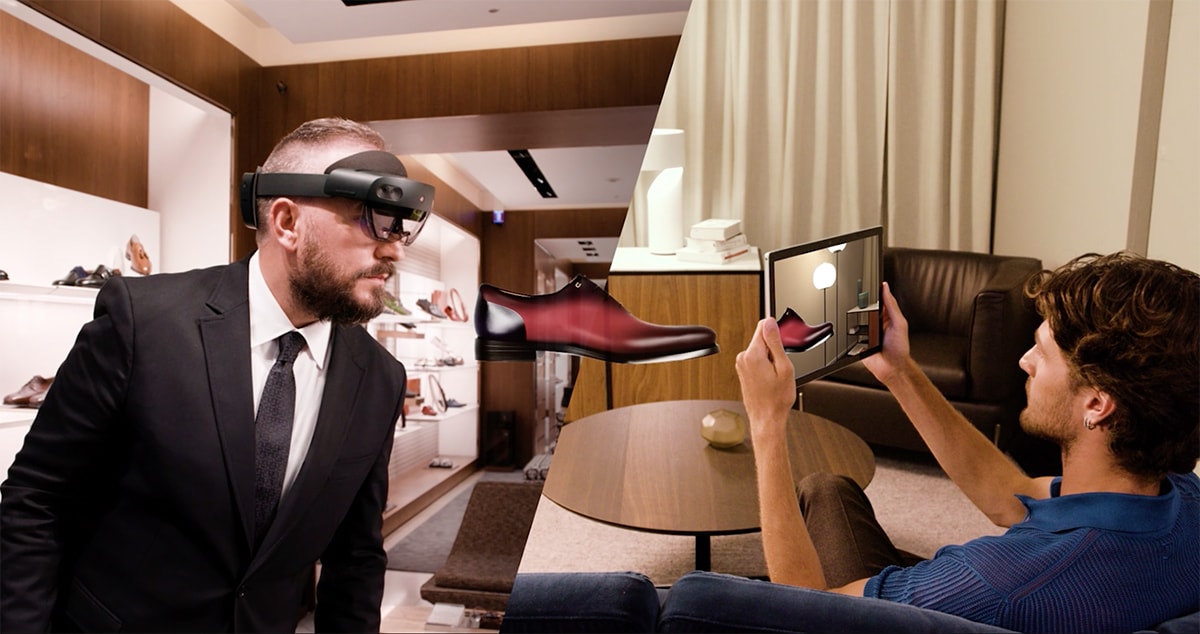 Ferragamo revoluciona la experiencia online permitiendo la customización de modelos en realidad aumentada Ferragamo revoluciona la experiencia online permitiendo la customización de modelos en realidad aumentada